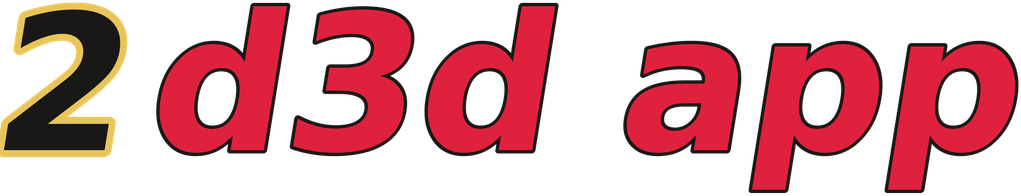 2d3d app logo